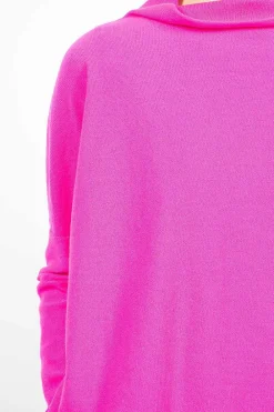Daniela Gregis Lupetto High Neck Sweater Dark Pink| Tops