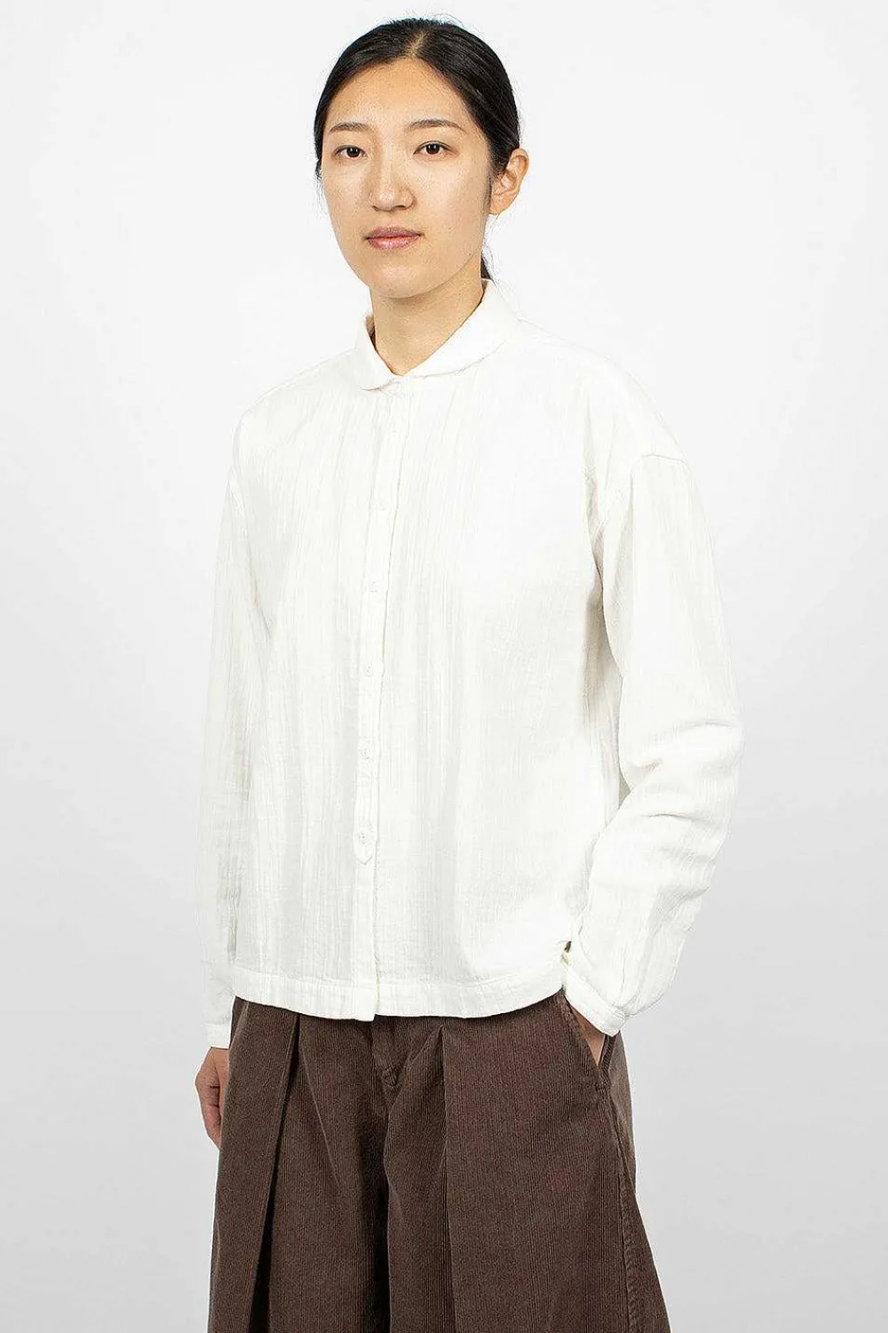YMC Marianne Shirt Doublecloth White| Shirts