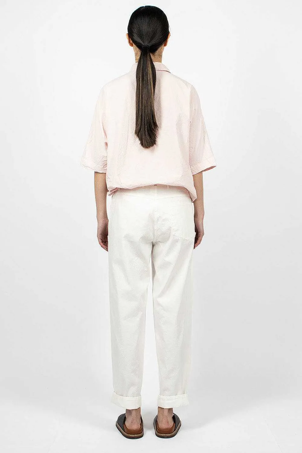 Casey Casey Marie Jean Off White| Trousers