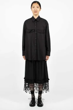 Simone Rocha Masculine Cup Detail Shirt| Shirts