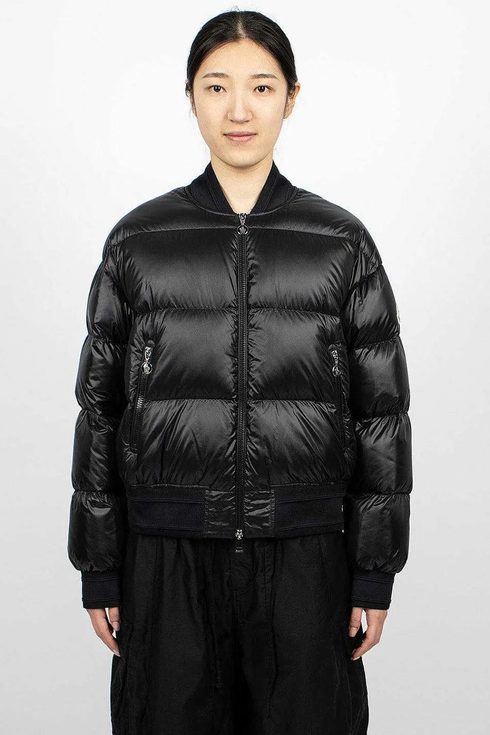 Moncler Merlat Down Bomber Black| Outerwear