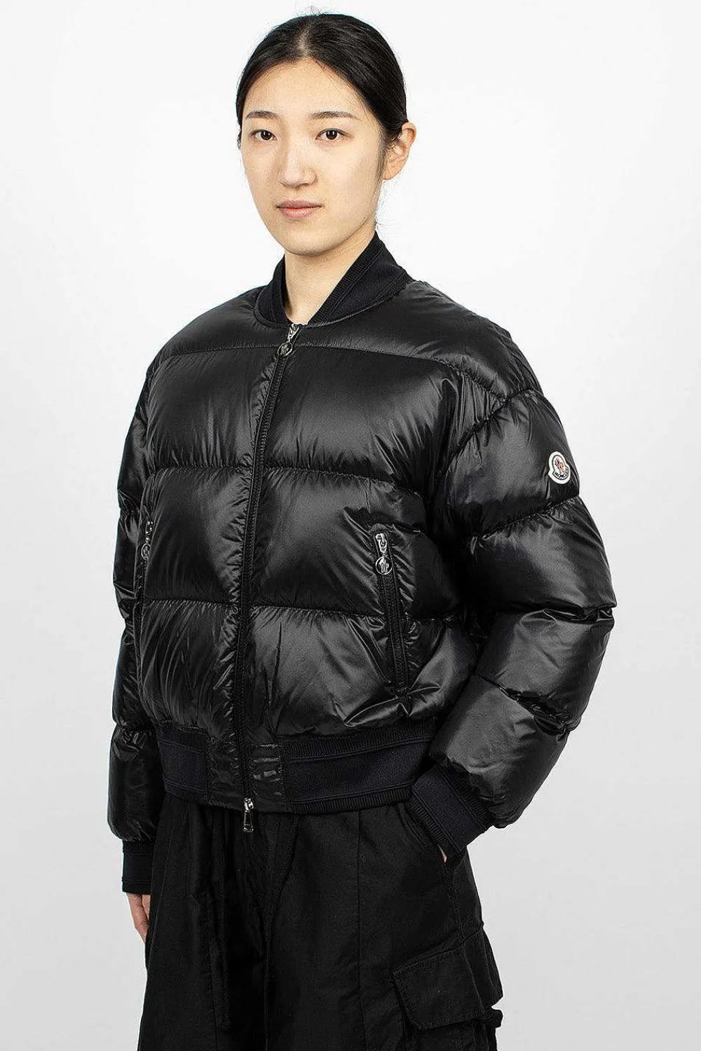 Moncler Merlat Down Bomber Black| Outerwear