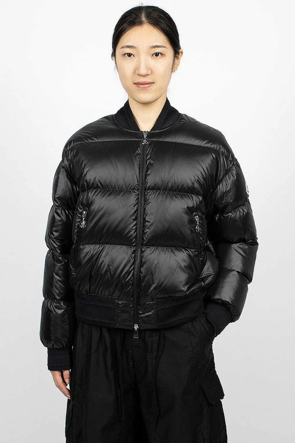 Moncler Merlat Down Bomber Black| Outerwear