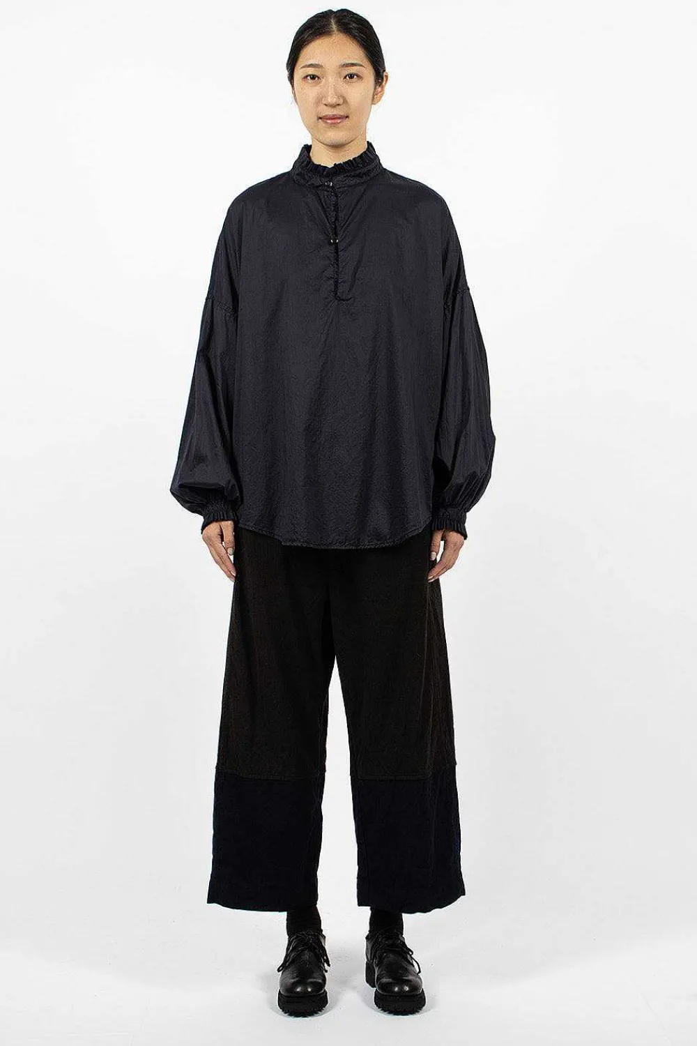 Chez Vidalenc Mini Medici Shirt Dark Navy| Tops