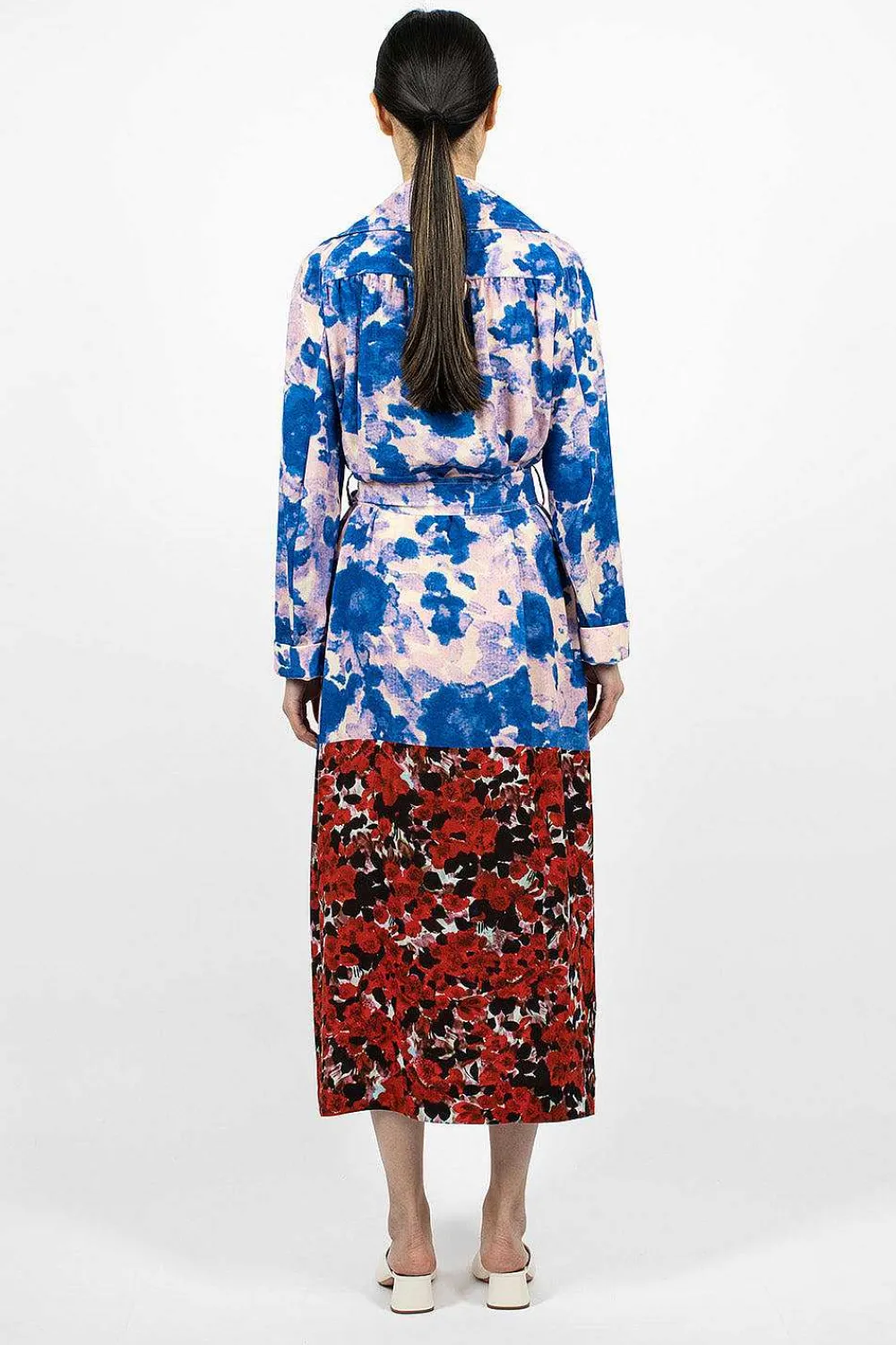 Dries Van Noten Mixed Floral Coat| Outerwear