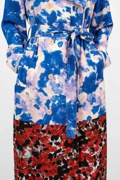 Dries Van Noten Mixed Floral Coat| Outerwear