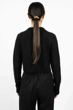 Acne Studios Mohair Cardigan Black| Knitwear