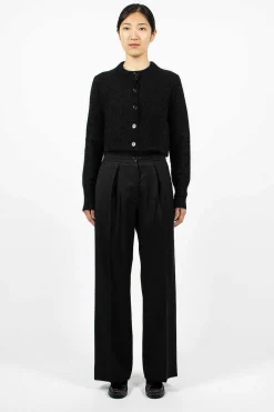 Acne Studios Mohair Cardigan Black| Outerwear