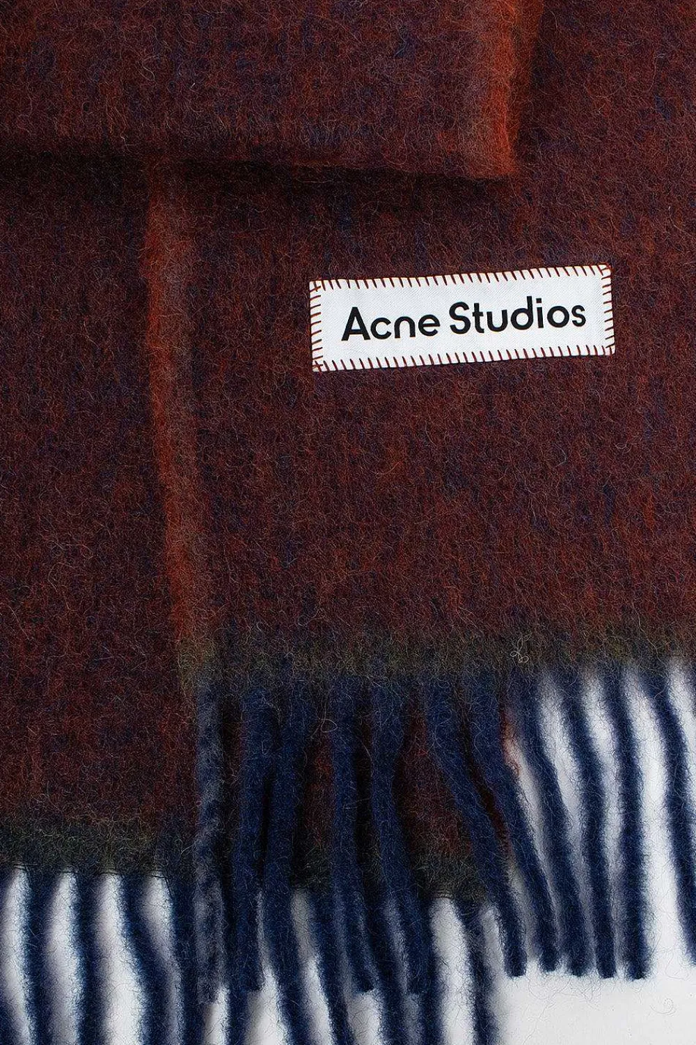 Acne Studios Mohair Scarf Aubergine| Scarves & Gloves