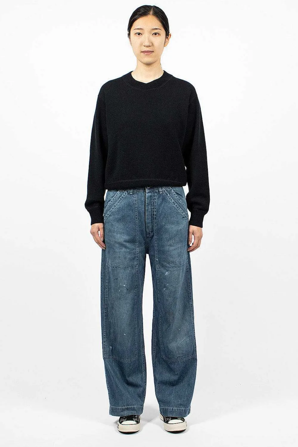 Chimala Mp12A Painter Jean Indigo Splatter| Jeans