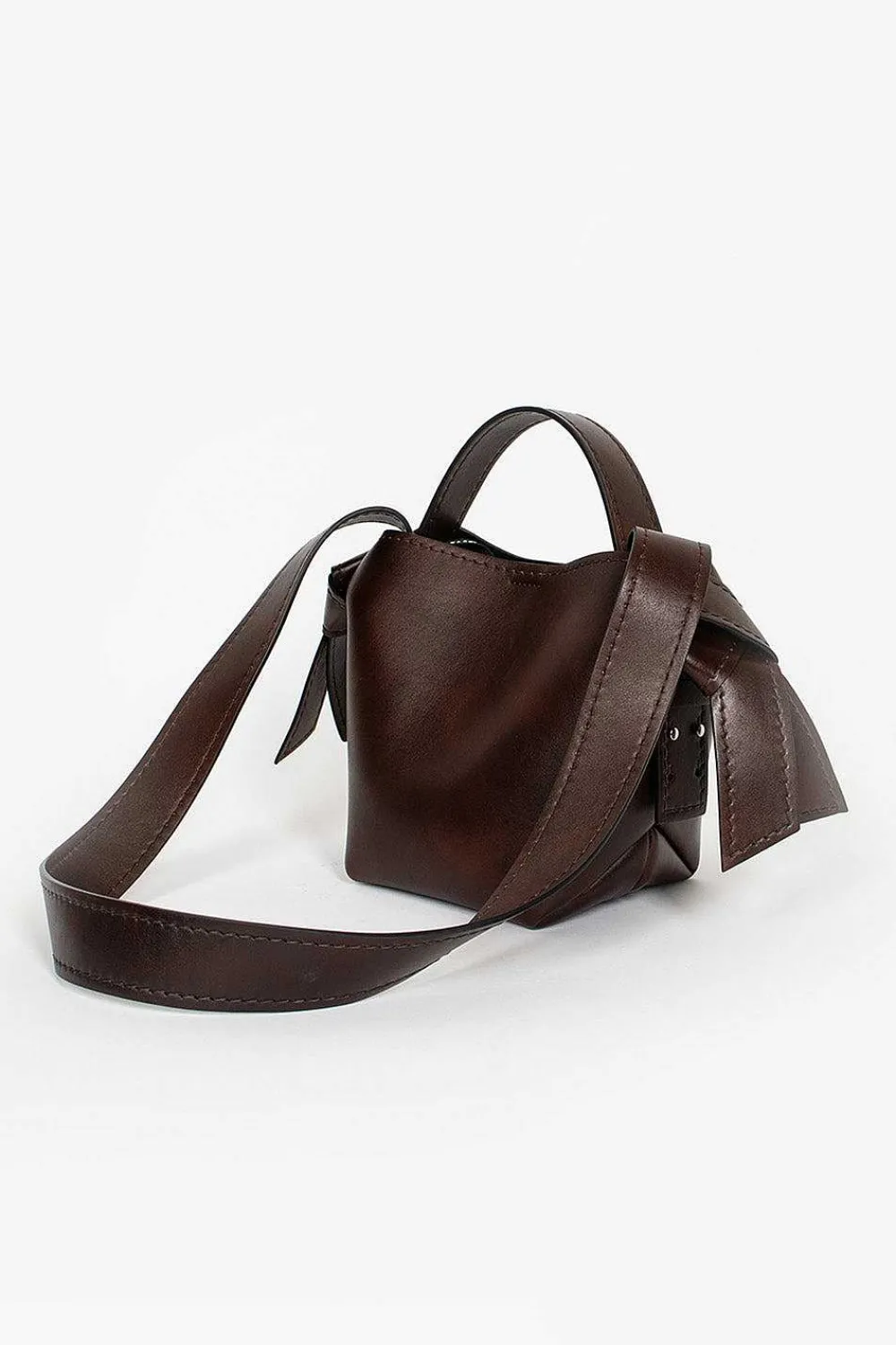 Acne Studios Musubi Midi Tote Dark Brown| Bags