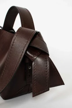 Acne Studios Musubi Midi Tote Dark Brown| Bags