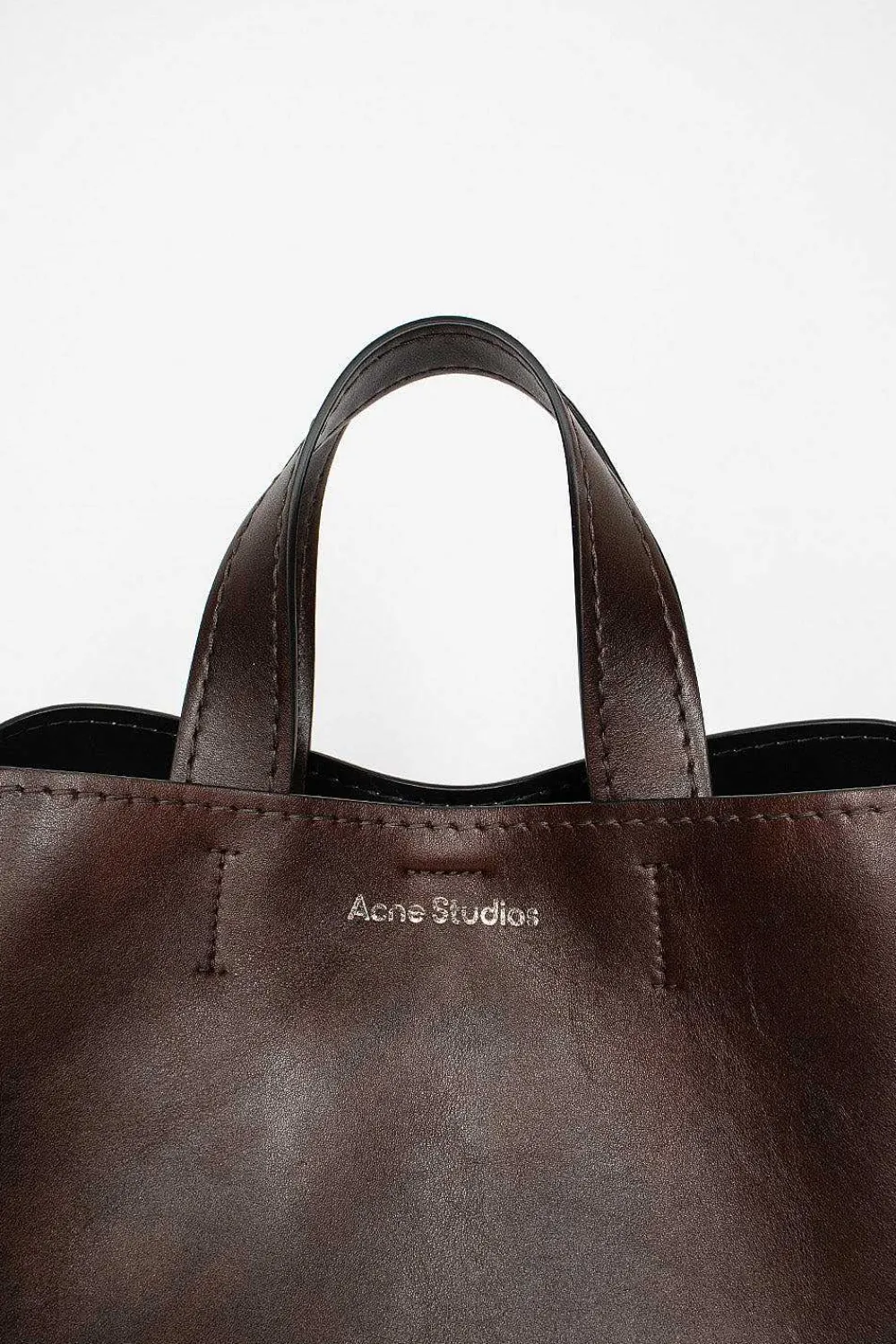 Acne Studios Musubi Mini Shoulder Bag Dark Brown| Bags