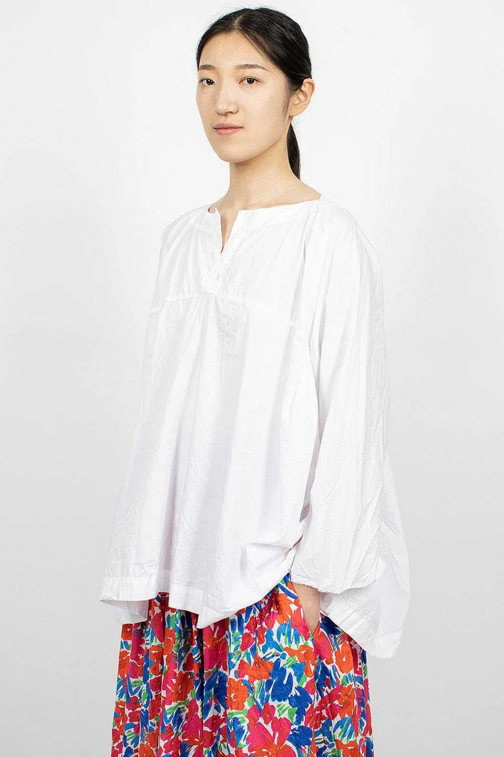 Daniela Gregis Myrtle Painter Shirt White| Tops