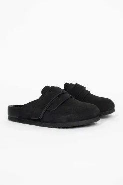 Birkenstock Nagoya Vl Cazador Shearling Mule Slate| Shoes