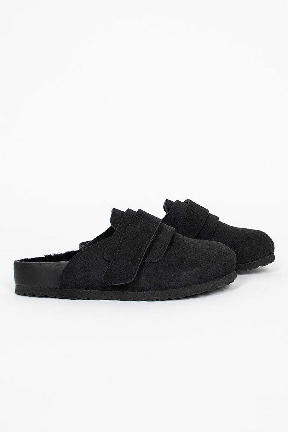Birkenstock Nagoya Vl Cazador Shearling Mule Slate| Shoes