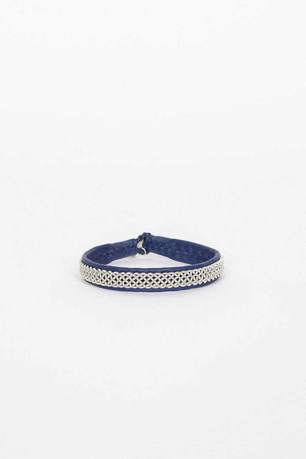 Maria Rudman Navy Hide A Bracelet 6| Bracelets