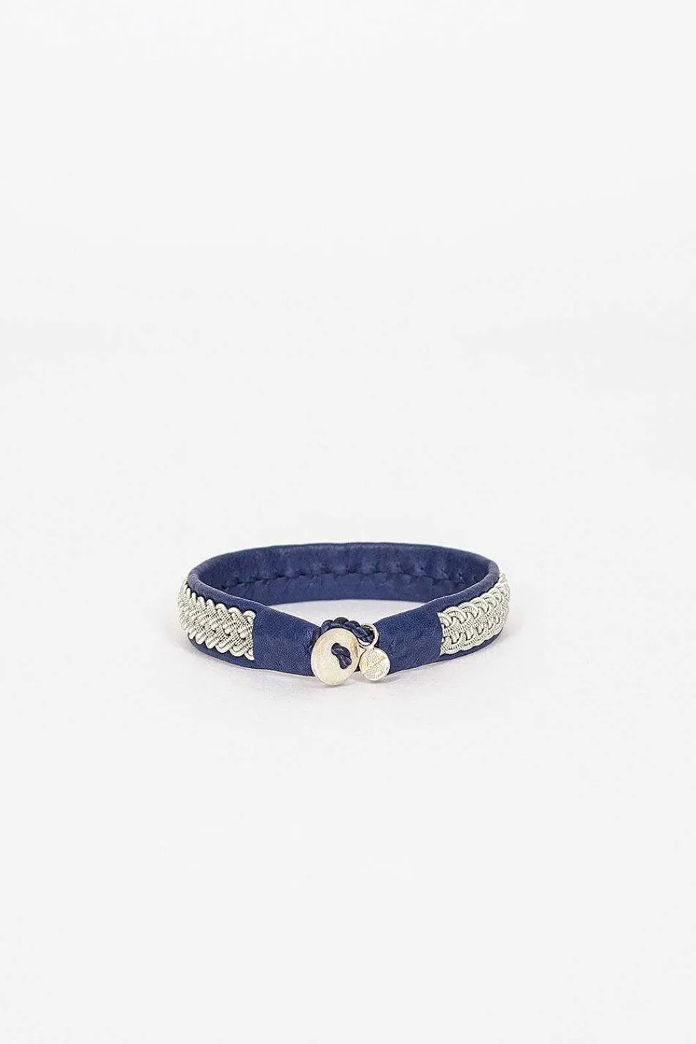 Maria Rudman Navy Hide B Bracelet 4| Bracelets