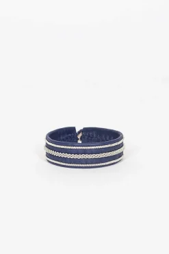 Maria Rudman Navy Hide B Bracelet 2| Bracelets