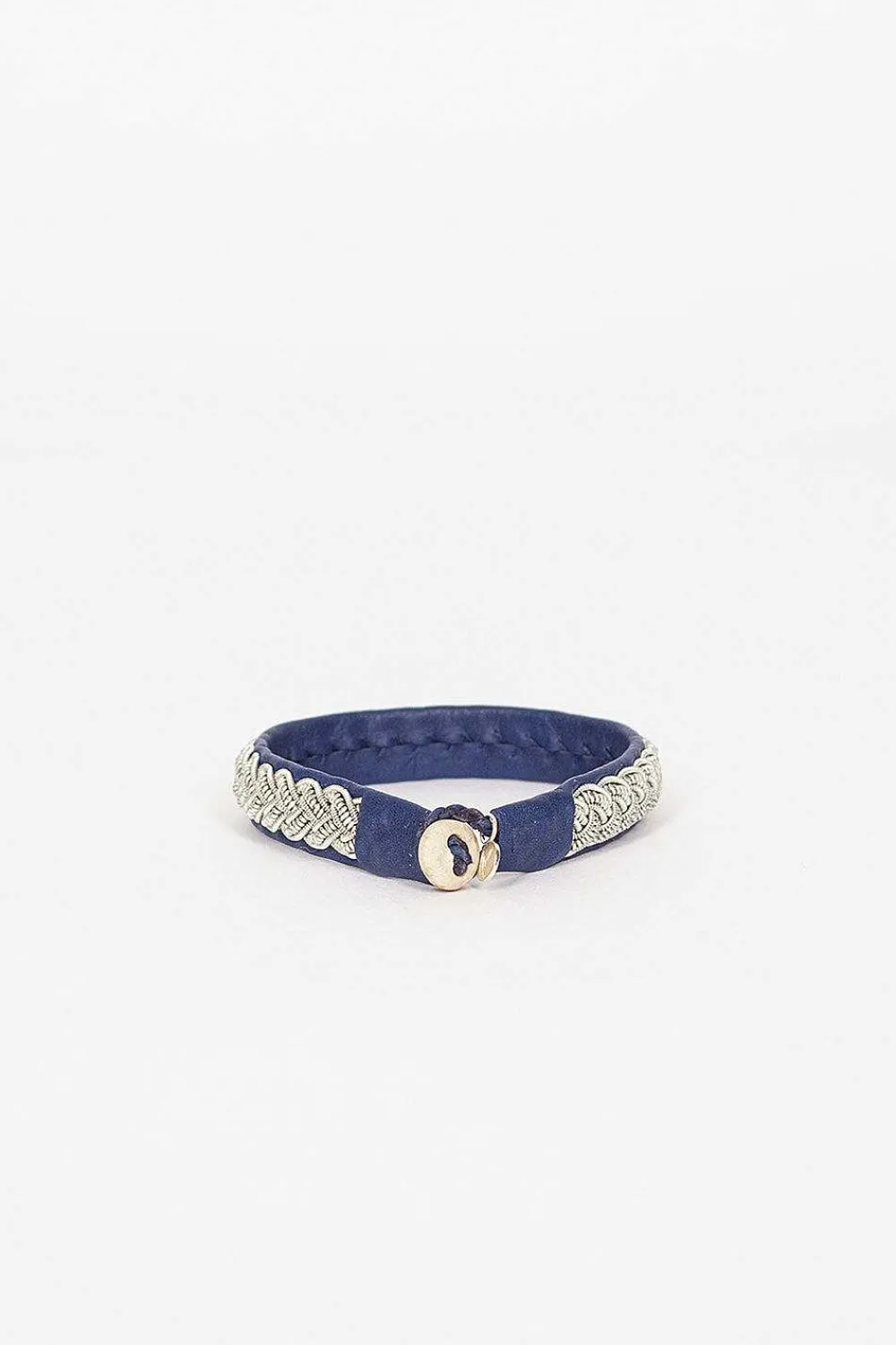 Maria Rudman Navy Hide B Bracelet 3| Bracelets