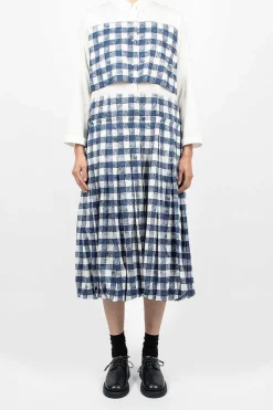 École de Curiosités Nina Dress Navy/White| Dresses