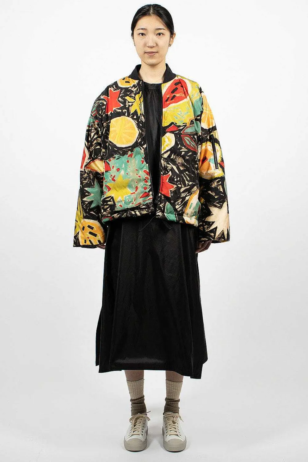 Sofie D'Hoore Okay Bomber Fruit Print| Outerwear