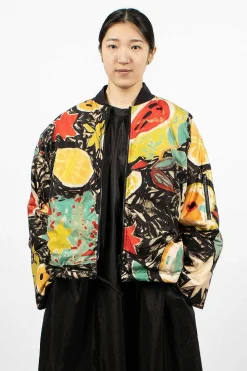 Sofie D'Hoore Okay Bomber Fruit Print| Outerwear