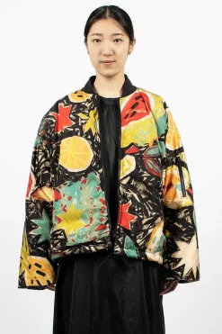 Sofie D'Hoore Okay Bomber Fruit Print| Outerwear