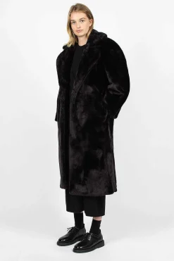 Dries Van Noten Oversized Coat Midnight| Outerwear