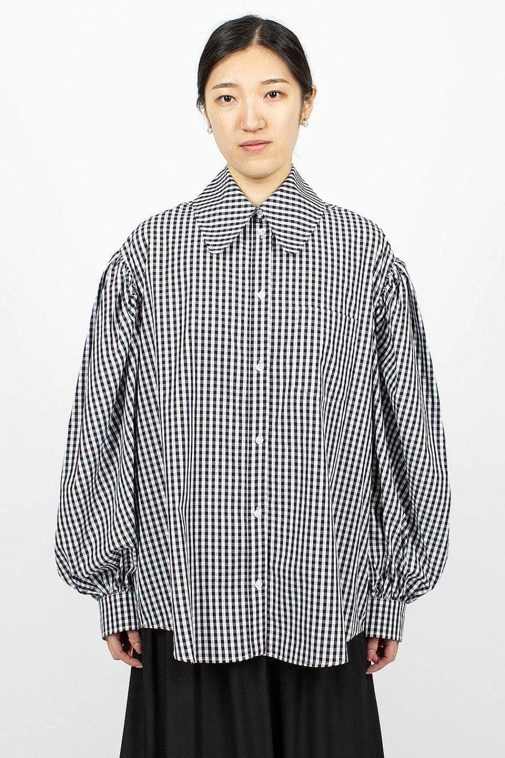 Simone Rocha Oversized Gingham Shirt| Shirts