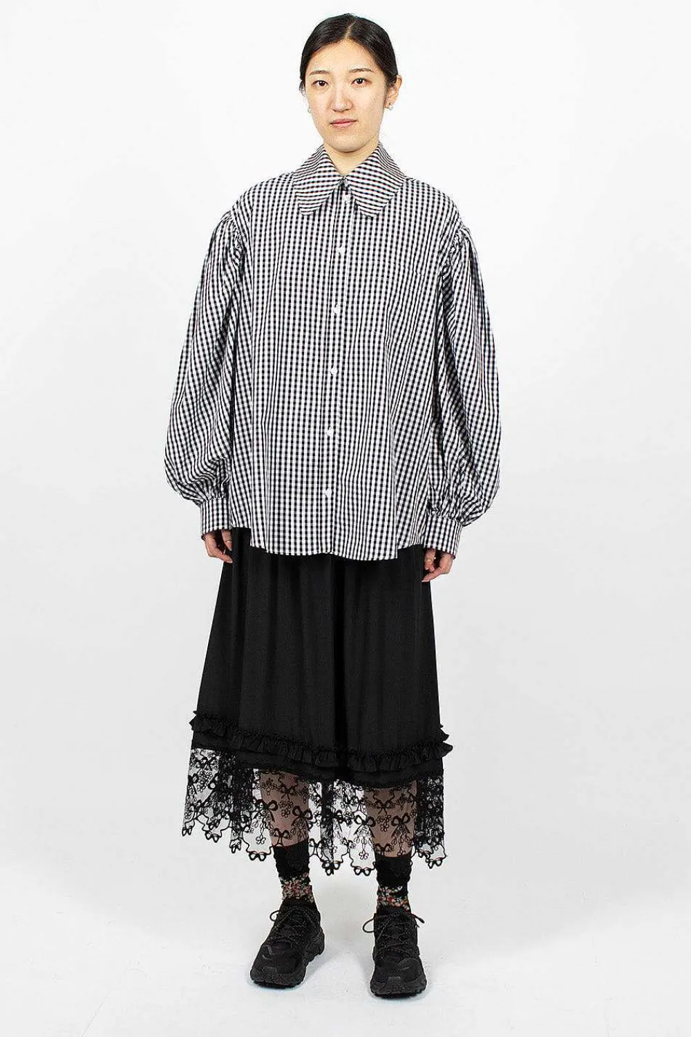 Simone Rocha Oversized Gingham Shirt| Shirts
