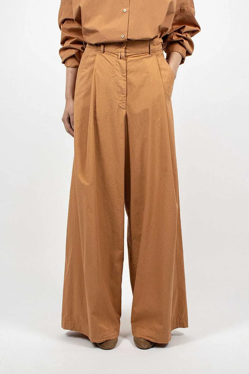 Dries Van Noten Oversized Suit Trouser Rust| Trousers