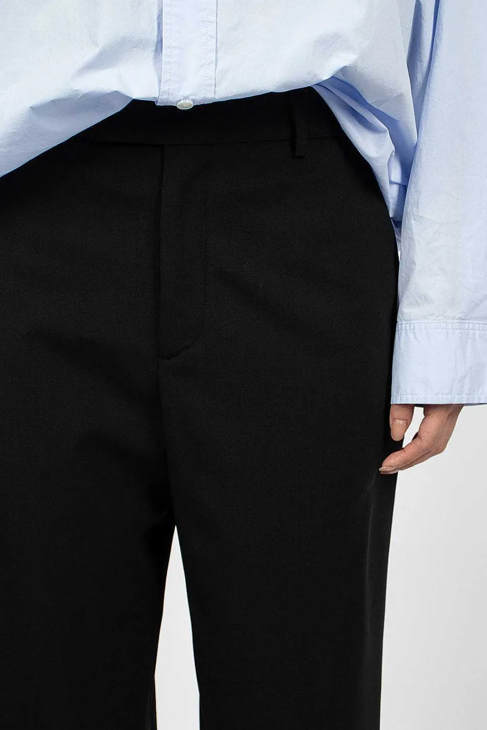 6397 Oversized Trouser Black| Trousers