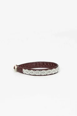 Maria Rudman Ox Brown Hide A Bracelet 3| Bracelets