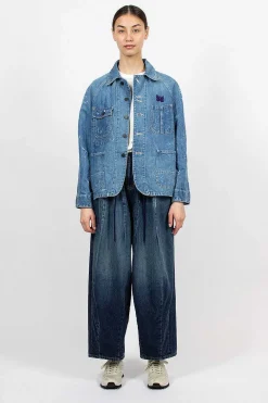 Needles 10Oz Coverall Distressed Denim| Outerwear