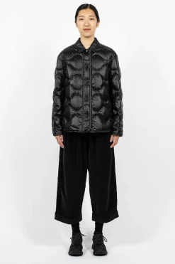 Moncler Padded Shirt Black| Outerwear