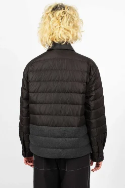 Moncler Padded Shirt Black| Shirts