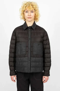 Moncler Padded Shirt Black| Shirts