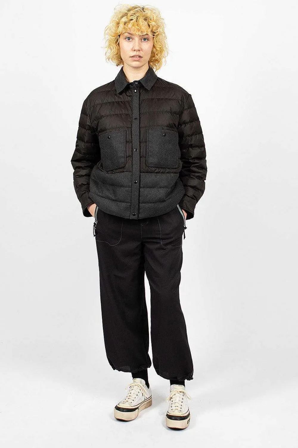 Moncler Padded Shirt Black| Outerwear