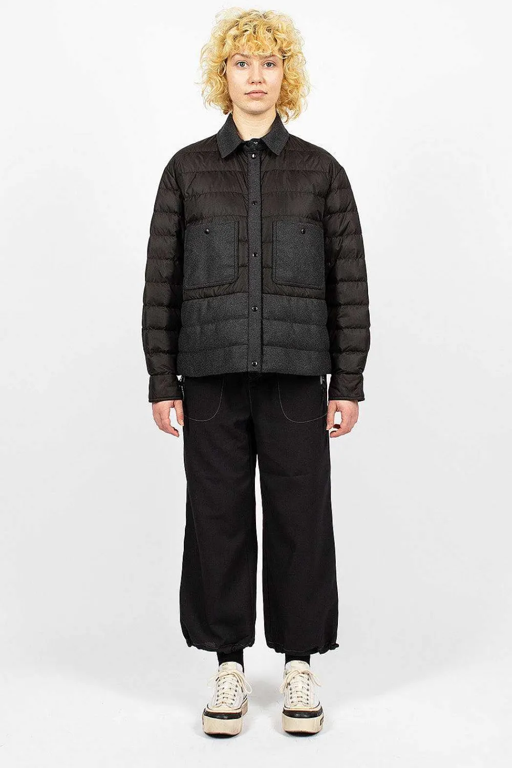 Moncler Padded Shirt Black| Outerwear