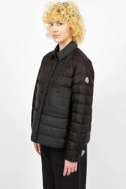 Moncler Padded Shirt Black| Outerwear
