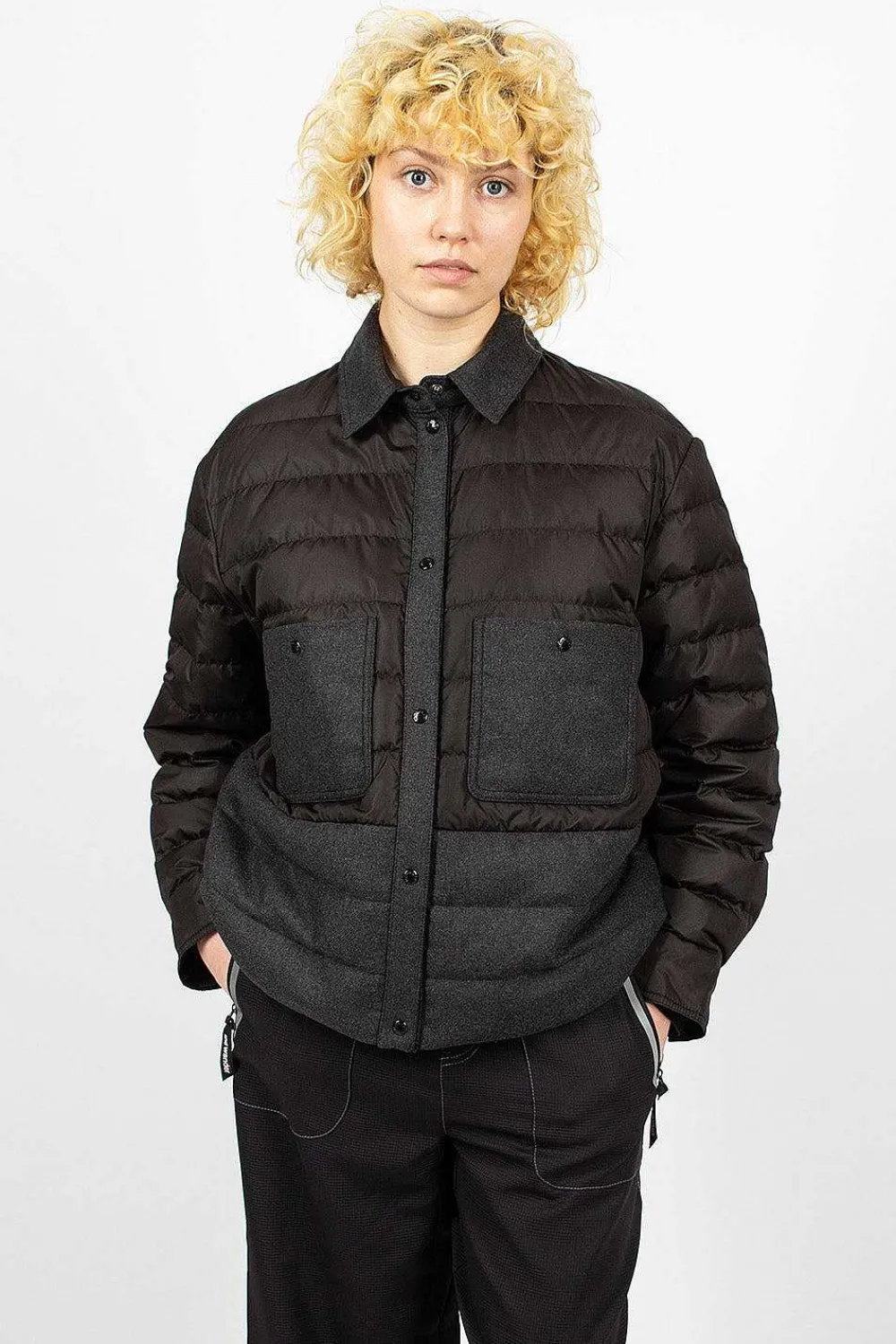 Moncler Padded Shirt Black| Outerwear