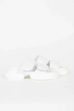 Dries Van Noten Padded Strap Sandals White| Shoes