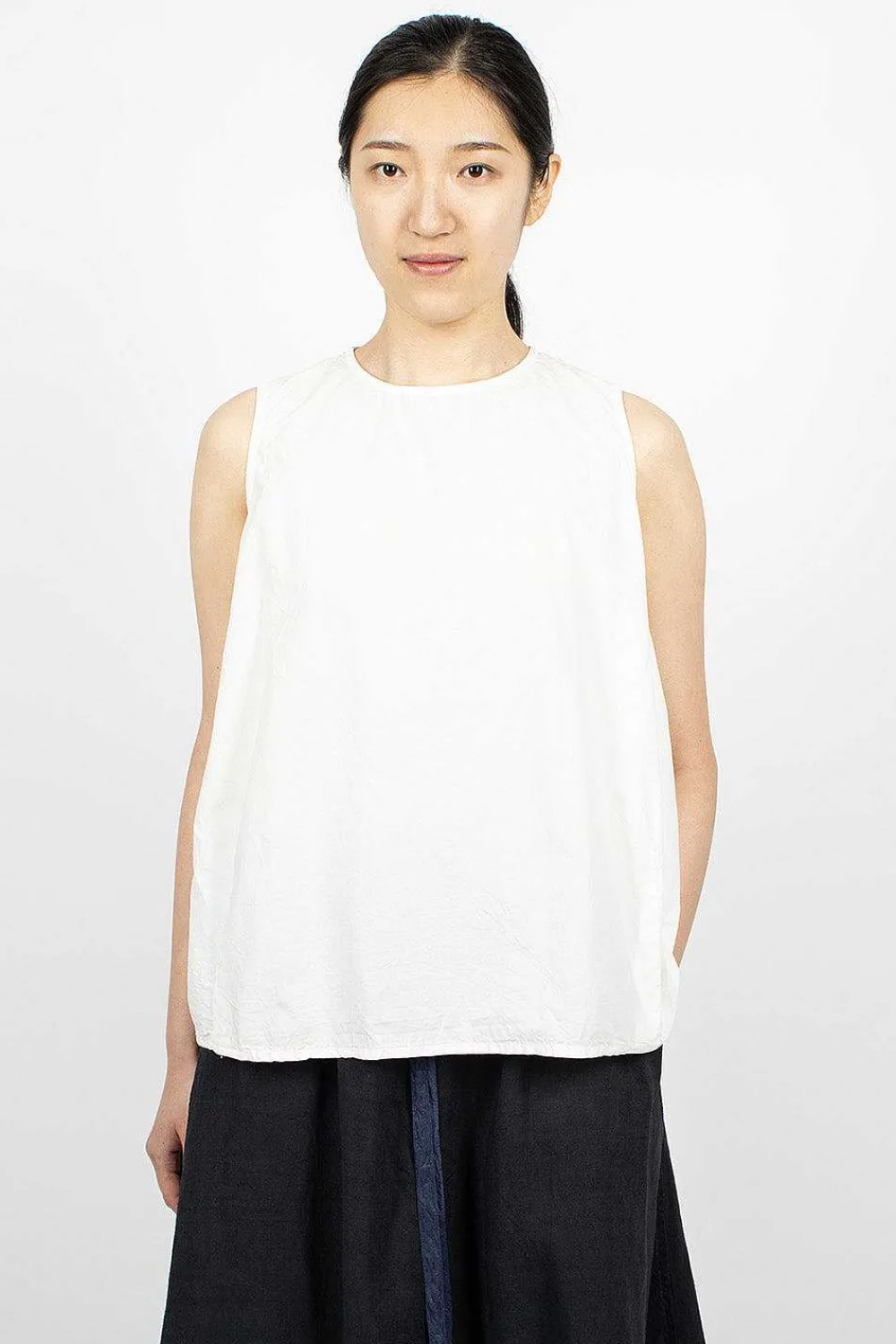 Chez Vidalenc Pat Top White| Tops