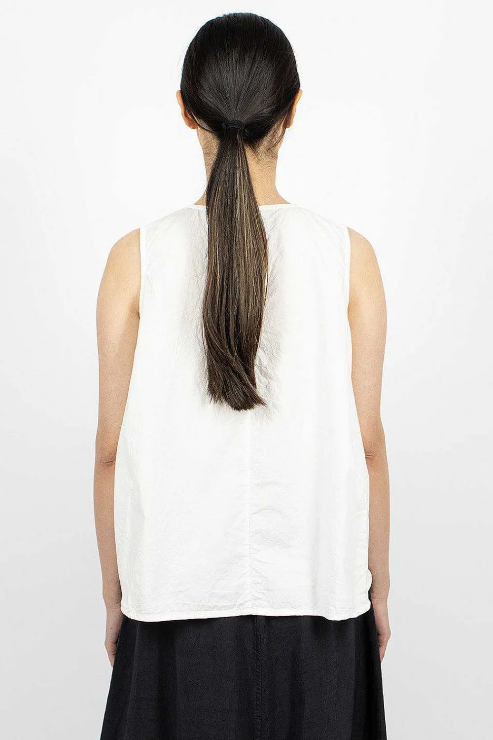 Chez Vidalenc Pat Top White| Tops