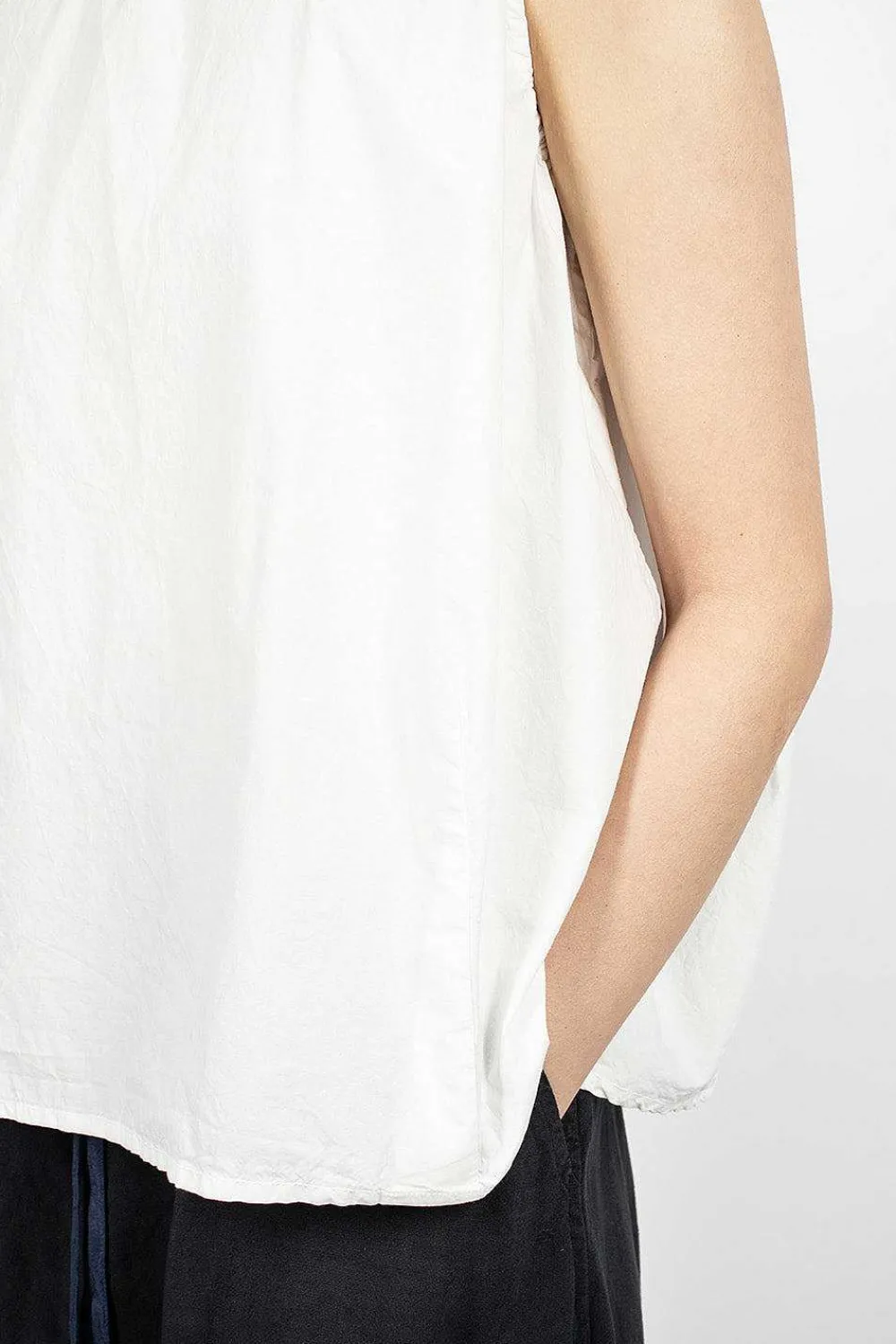 Chez Vidalenc Pat Top White| Tops