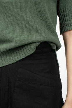 Margaret Howell Patch Pocket Circle Skirt Black| Skirts
