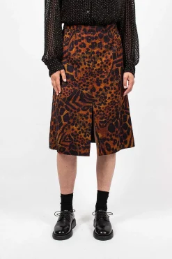 Dries Van Noten Pencil Skirt Leopard| Skirts