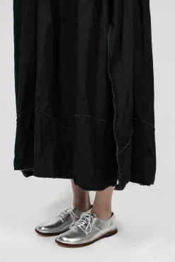 Daniela Gregis Pinafore Raw Cut Dress Black| Dresses