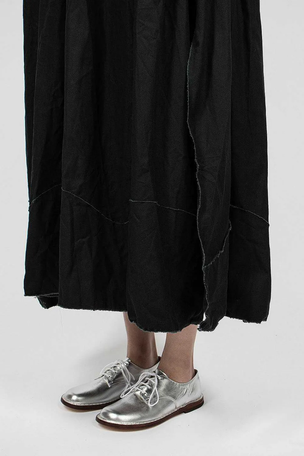 Daniela Gregis Pinafore Raw Cut Dress Black| Dresses